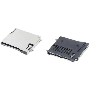 (10 Tükki) SMD TF Ise elastne Kaardi Omanik Micro-SD Mälukaardi Pesa Välise Keevitus-Liides Ladustamiseks Mälu Kaart Varrukas