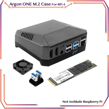 Argoon ÜKS M. 2 puhul Vaarika Pi-4 Mudel B-M. 2 SATA SSD ja USB 3.0 Juhatuse Toetada UASP Sisseehitatud Ventilaator Alumiinium puhul RPI 4