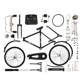 Jalgrattad Komplektid DIY Bike Mudel Komplektid koos Inflator Täiskasvanud Nostalgiline Tabel Ornament