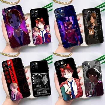 Kiyotaka Ayanokoji Anime Telefon Case For iPhone 15 13 12 11 14 Pro Max Mini X-XR, XS MAX SE 2020 7 8 Plus tagakaas