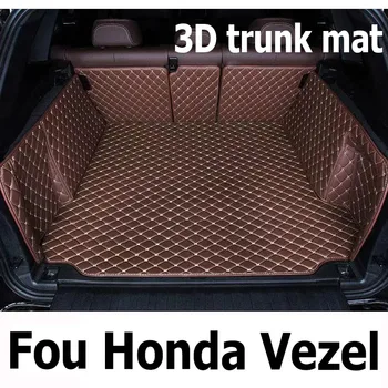 Parim kvaliteet! Eriline auto pagasiruumi matid Honda Vezel 2019-2015 vastupidav lasti liner matt boot vaipade jaoks Vezel 2017,Tasuta shipping