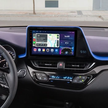 QLED 2K 8Core 8G+256G Android 12 CarPlay Auto Multimeedia Toyota C-HR CHR 2016-2022 Panoraam 360 Kaamera GPS Raadio DSP