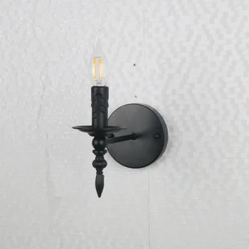 Sise-Koridor, Trepikoda Küünal Prantsuse Seina Lamp Kompaktne Tööstuslik Stiilis Raud Art Veranda Ameerika Retro Väike Kerge