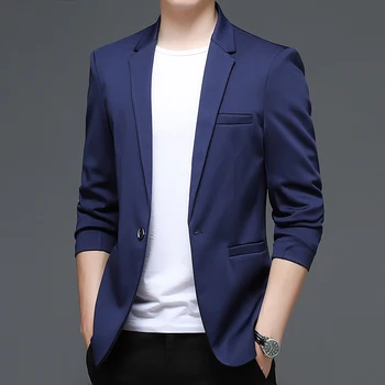 Uus Klassikaline Värviga Pintsak Ülikond Meestele Korea Versiooni Sobiks Jope Vabaaja Slim Fit Jaqueta Masculina Meeste Riided J693